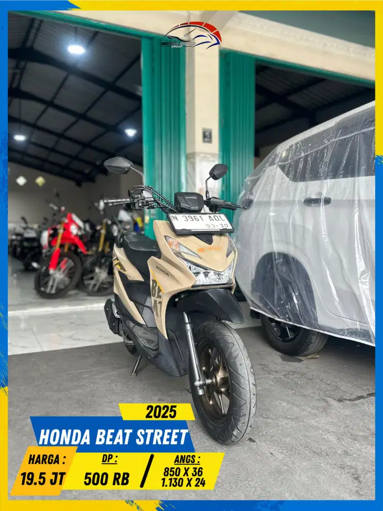 HONDA BEAT STREET 2025 LIKE NEW BOSSKU HIKMAH MOTOR KEPUH MALANG