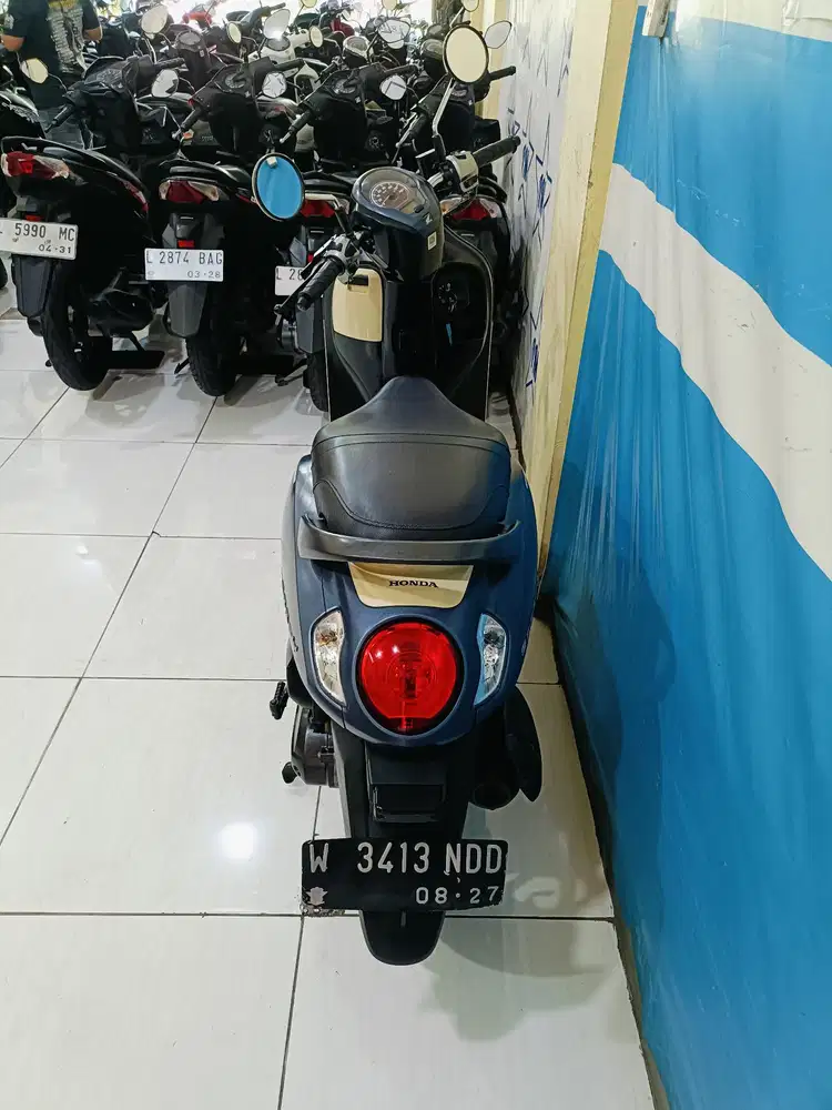 Biru doff HONDA SCOOPY ESP SPORTY FI ECO 2022 bisa kredit
