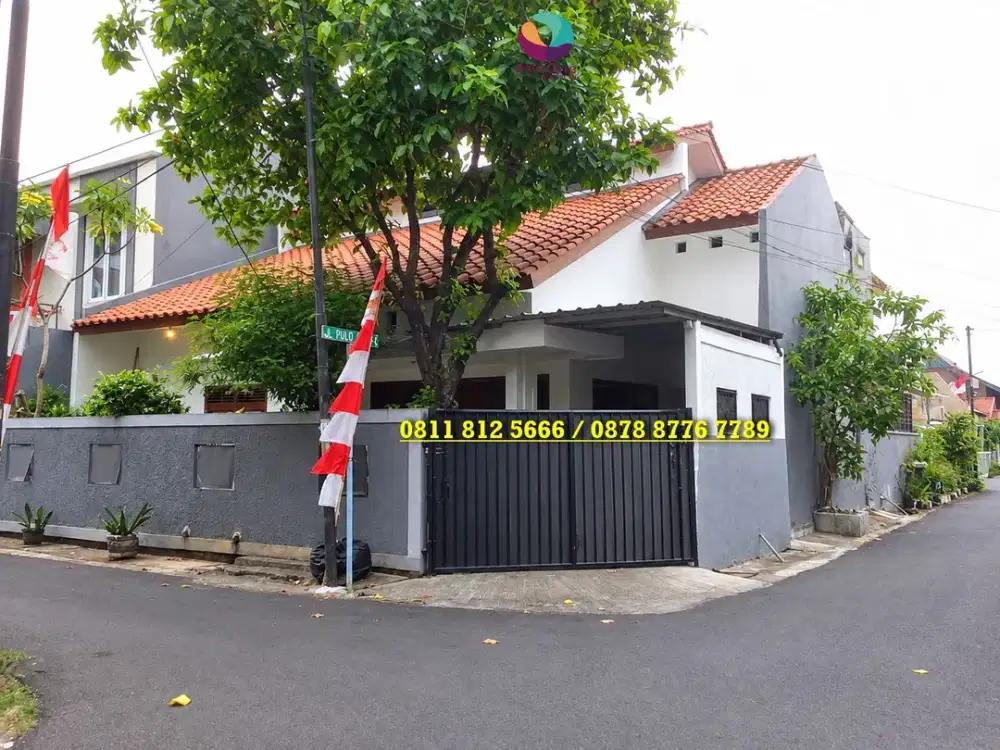 Rumah Hoek Pulo Asem Murah Lingkungan Asri Jakarta Timur