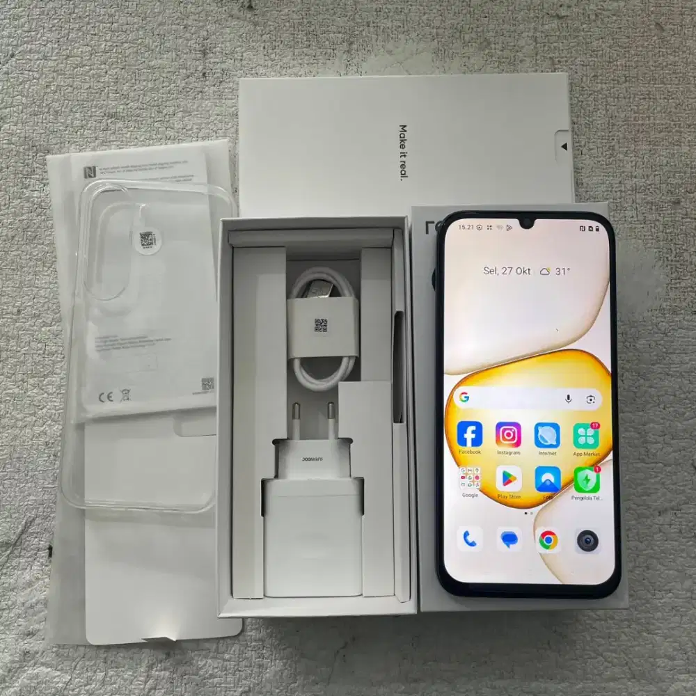 Realme C100X Warna Deepblue Tides 6/256GB