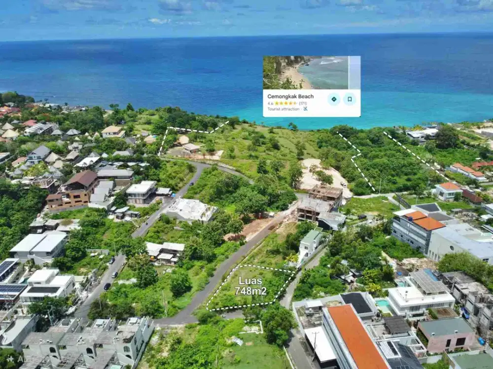 Tanah Ocean View Pantai Cemongkak Pecatu Bali