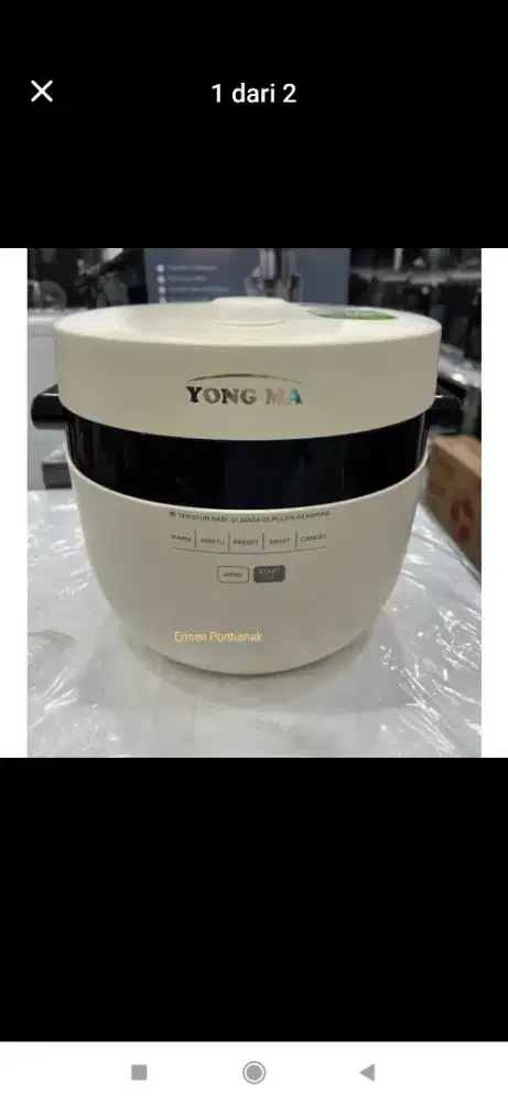 Jual rice cooker yong ma low carbo