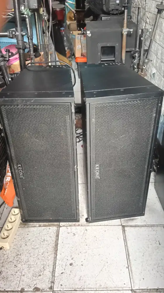 Speaker aktif line array Krone 8 dobel + twter