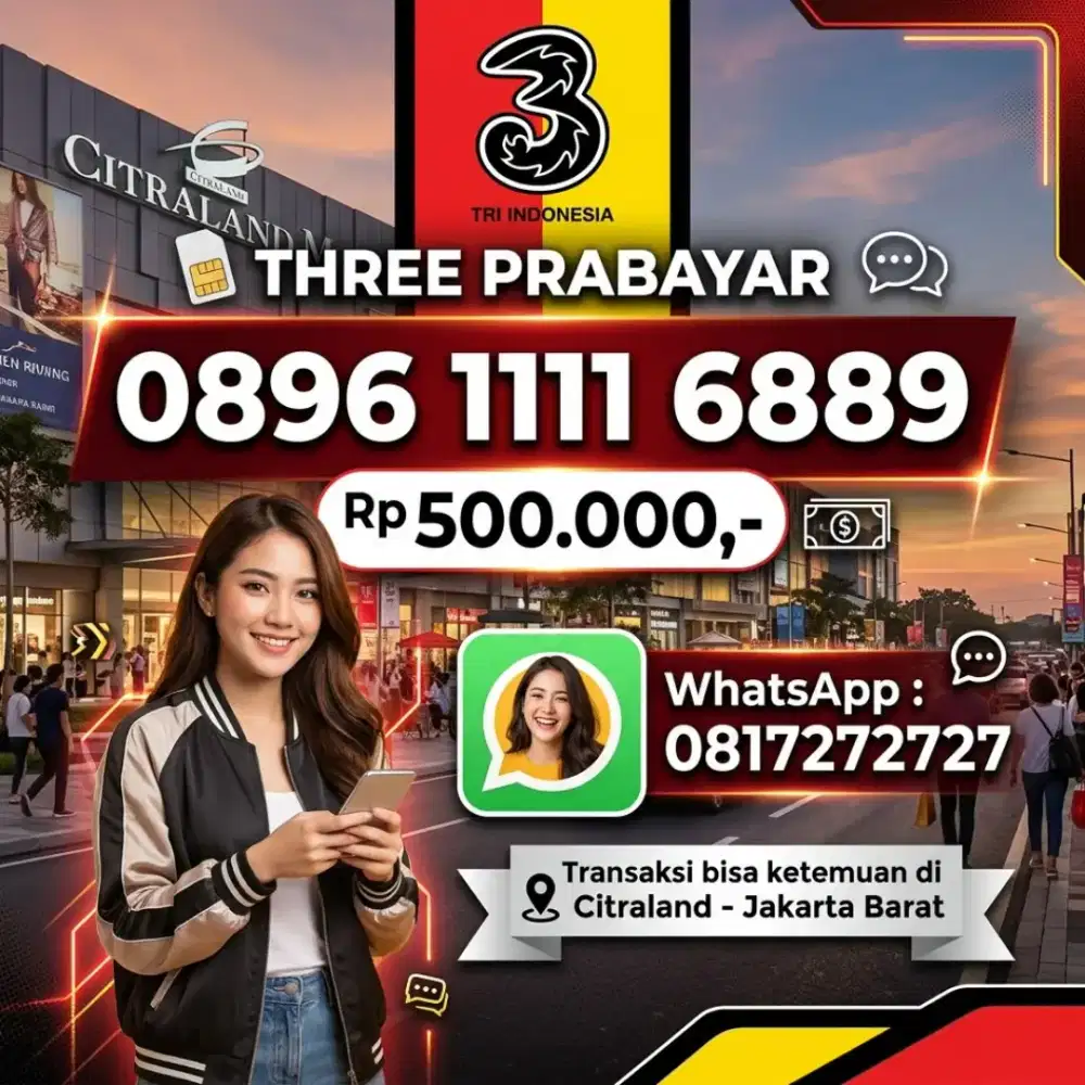 NOMOR CANTIK KOLEKSI THREE 1111 6889