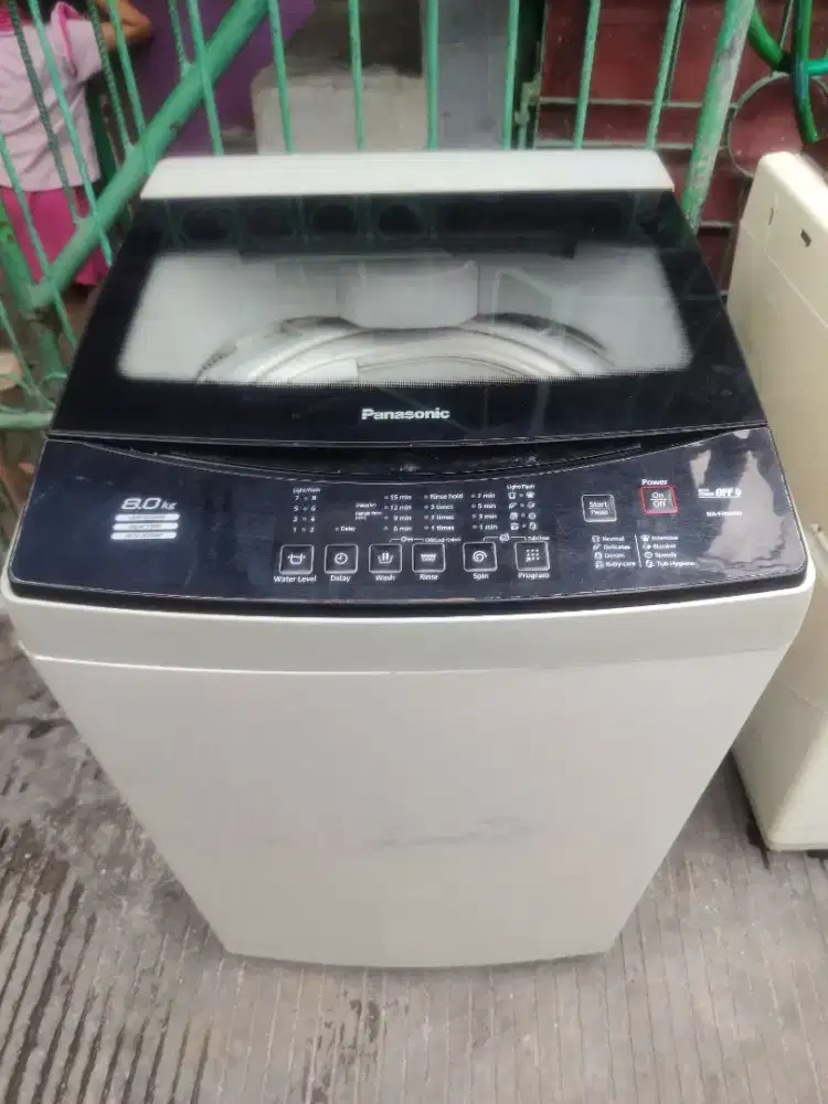 MESIN CUCI 1 TABUNG PANASONIC 8KG OTOMATIS NORMAL
