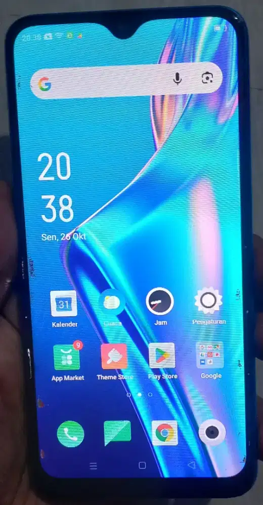 Oppo A12 ' blue glossy