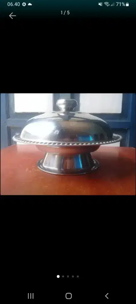 piring saji stainless second