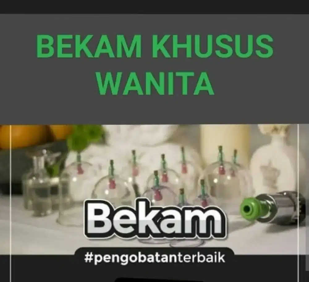 Bekam panggilan, berpengalaman bersertifikat.