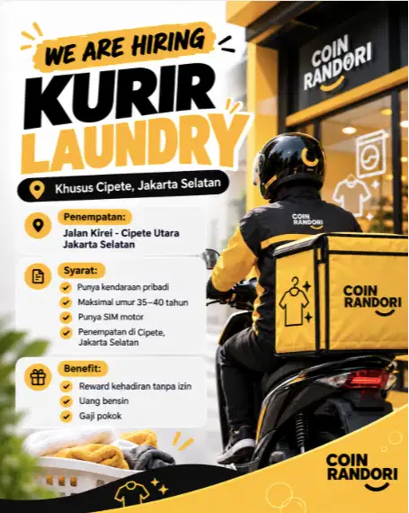 DIBUTUHKAN KARYAWAN LAUNDRY SETIABUDI JAKARTA SELATAN