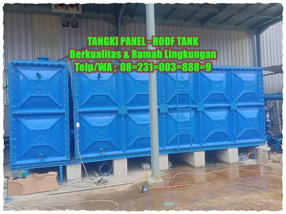 TANGKI - GROUND TANK - TANGKI AIR - PANEL FRP - TANGKI PANEL FRP - TAN