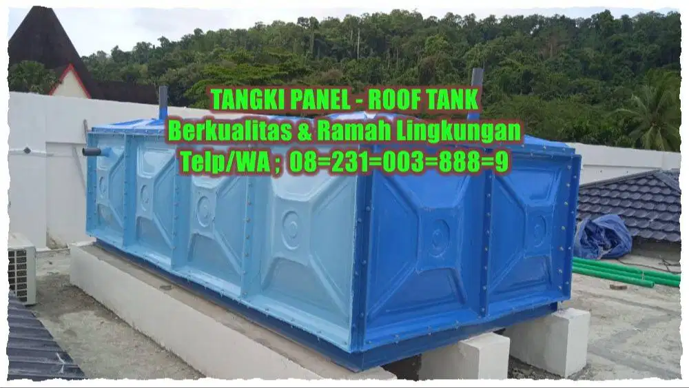 TANGKI PANEL- TANGKI PANEL FRP - TANGKI PANEL KOTAK - TANGKI PANEL FIB