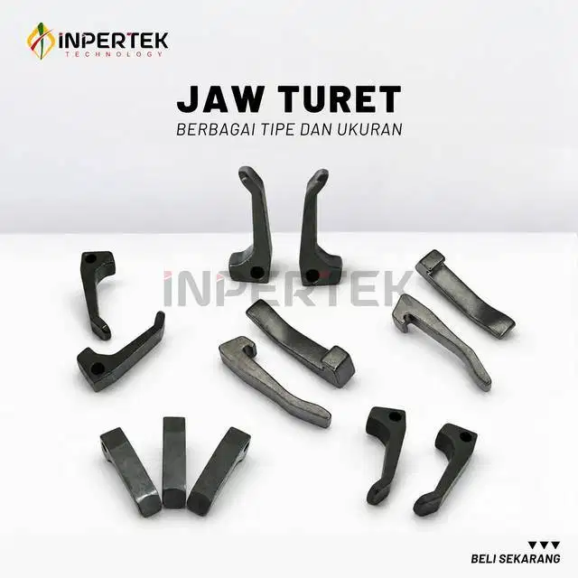 Jaw Turret Bubut Komponen Penjepit Benda Kerja untuk Mesin Bubut