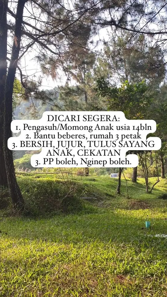 MOMONG ANAK/PENGASUH ANAK
