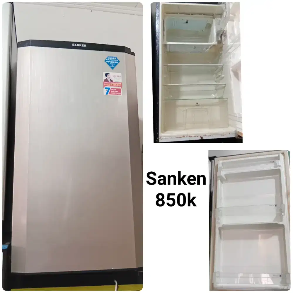 Kulkas sanken bekas bergaransi