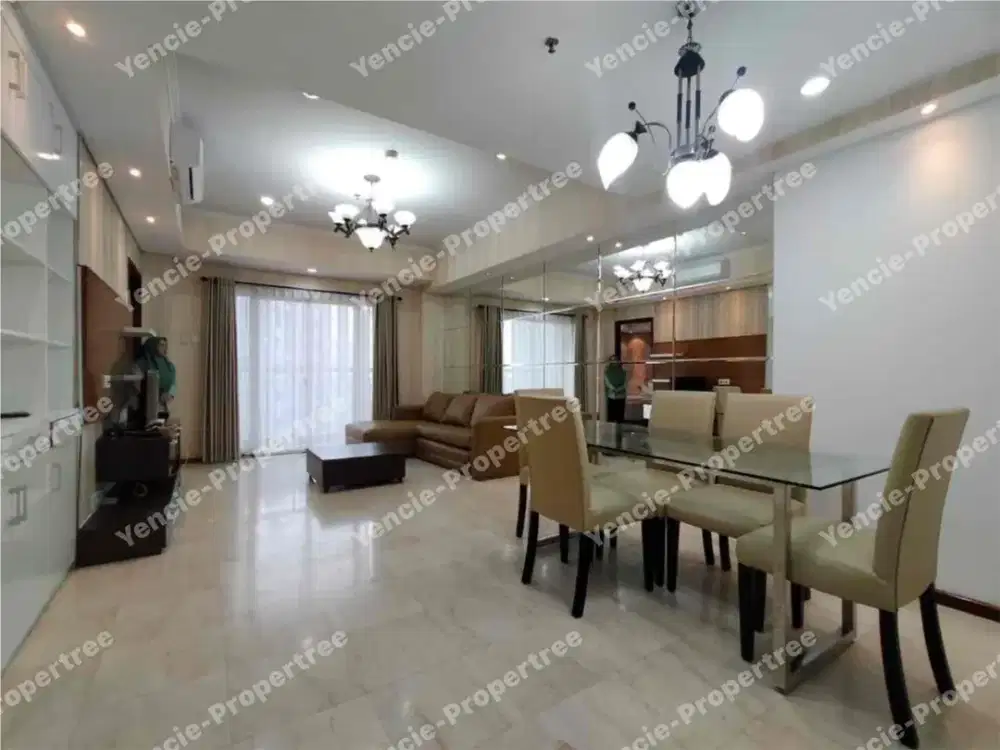 Disewakan tipe 3br apartment royal mediterania garden residence
