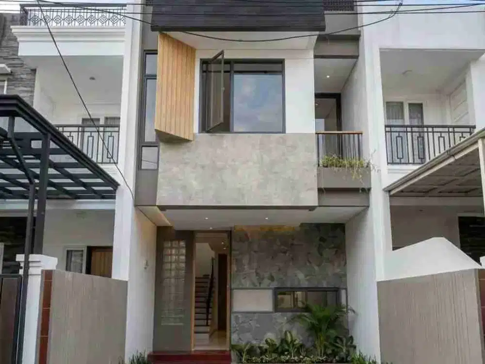 RUMAH BARU KEREN MODERN MINIMALIS..! KAVLING PONDOK BAMBU - JAKARTA TIMUR