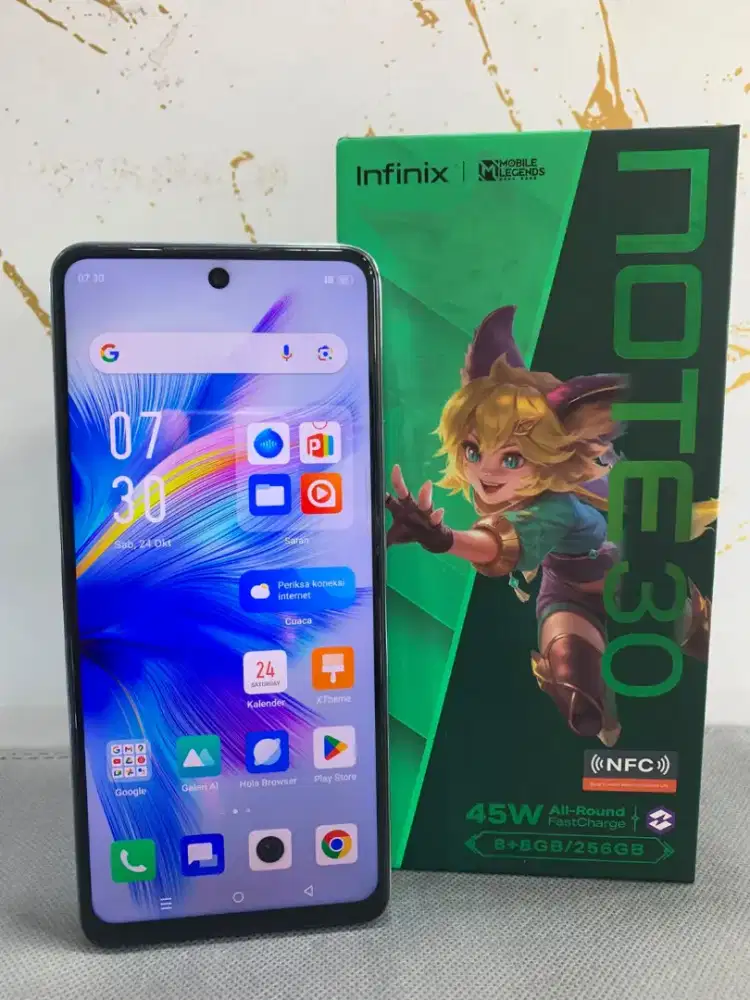 Infinix note 30 8/256gb lengkap