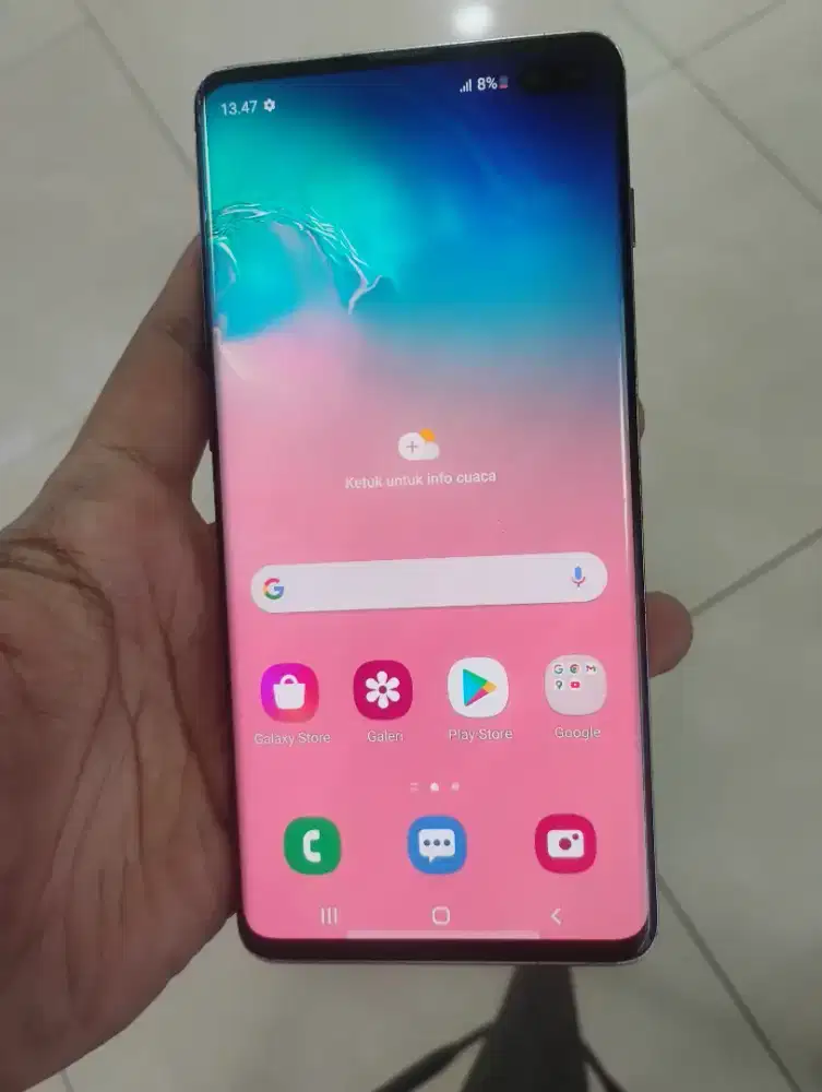 Samsung galaxy s10 plus 8/128gb lengkap