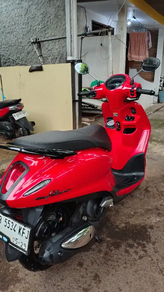 Yamaha Grand Filano Merah barang istimewa terawat kilometer rendah