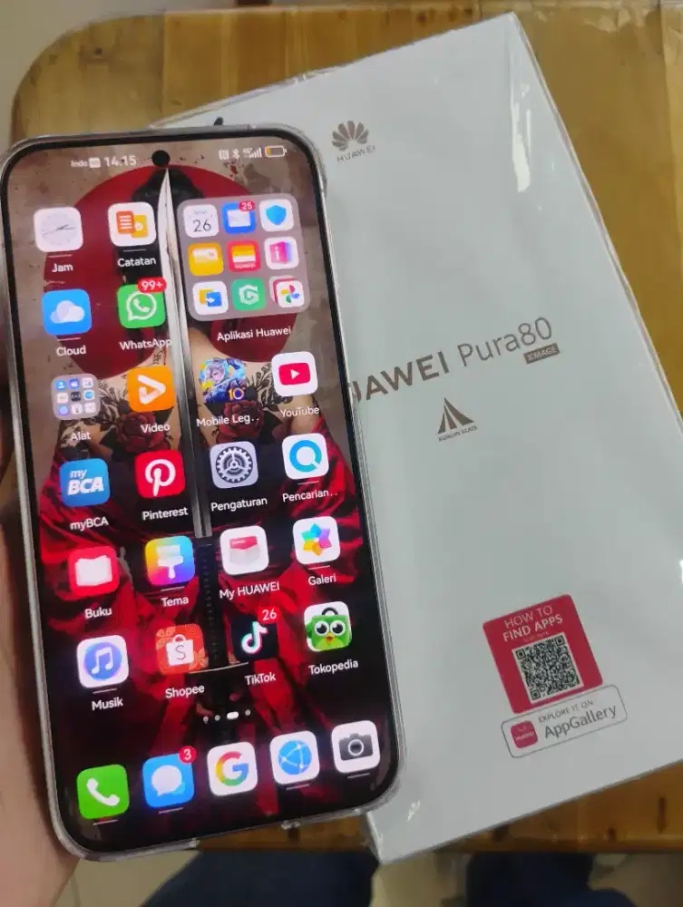 Huawei pura 80 12/256gb lengkap
