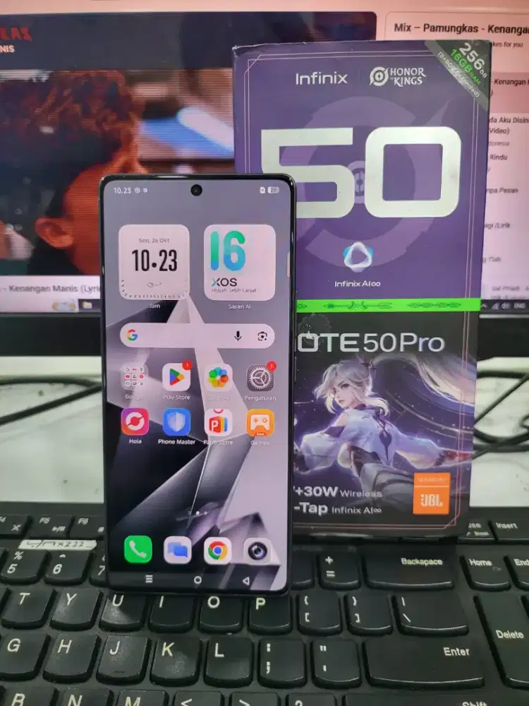 Infinix note 50 pro 8/256gb lengkap