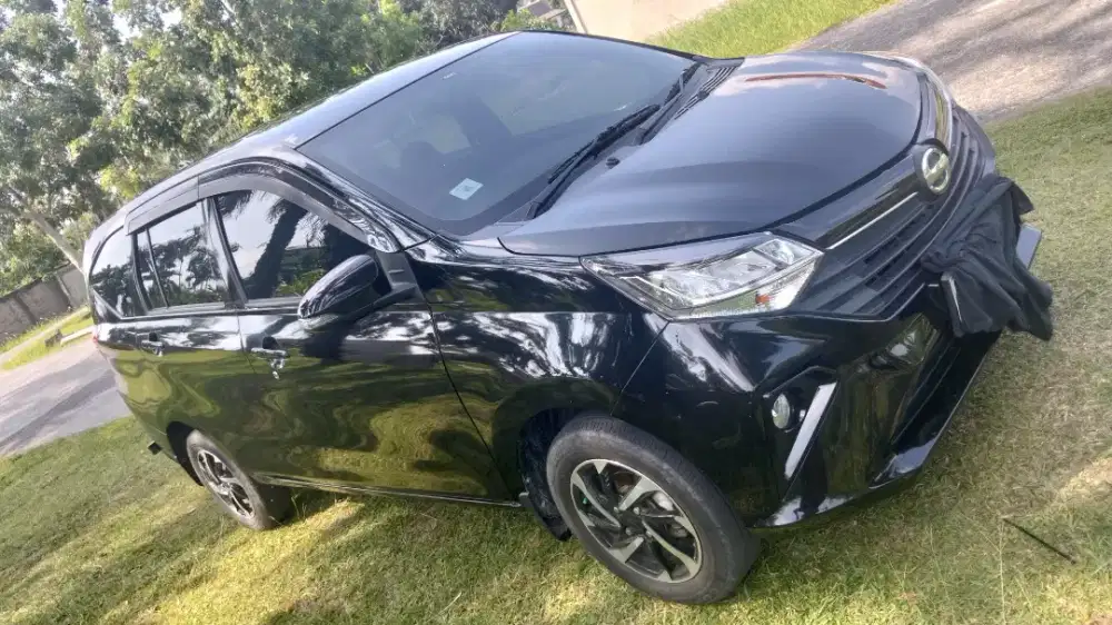 Dijual Daihatsu Sigra R 1.2 MT 2023 Hitam – Tangan Pertama,Pajak Aktif