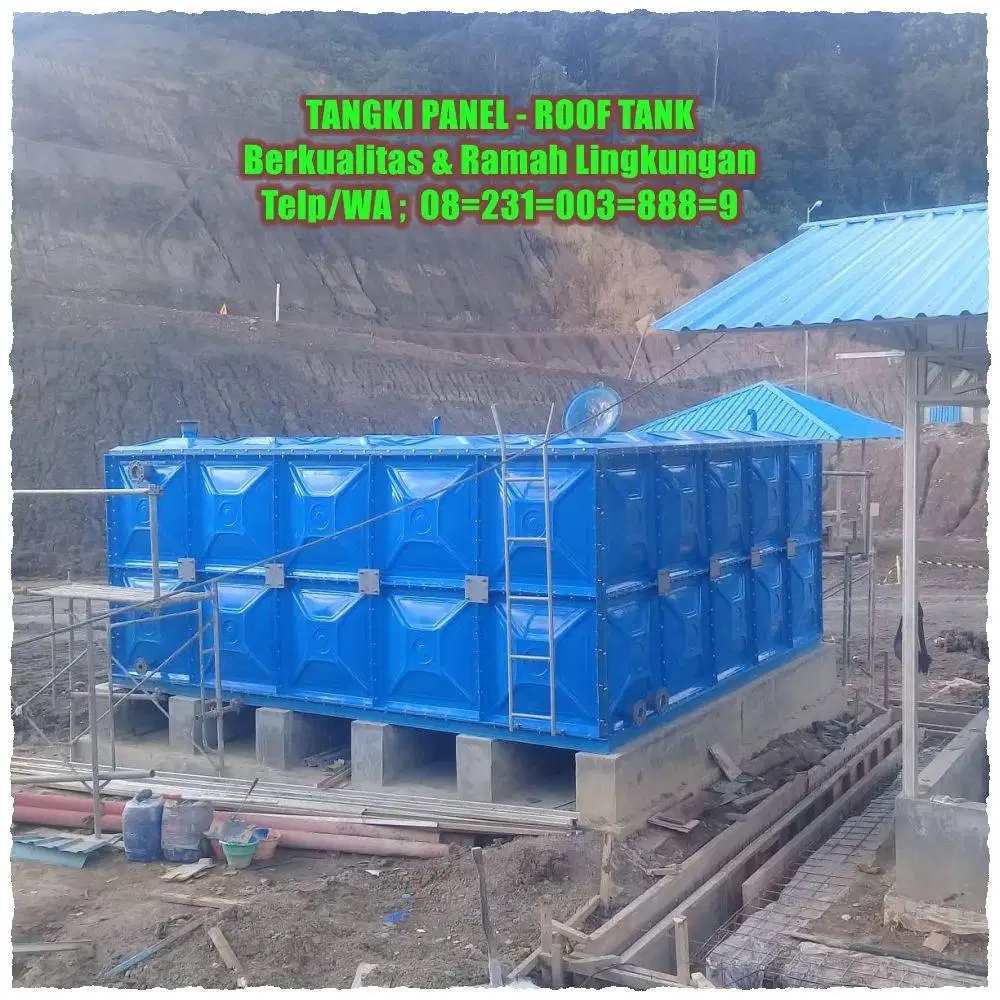 Tangki Panel,Tangki Air Fiberglass,Roof Tank,Tangki Air Kotak,Toren Ai