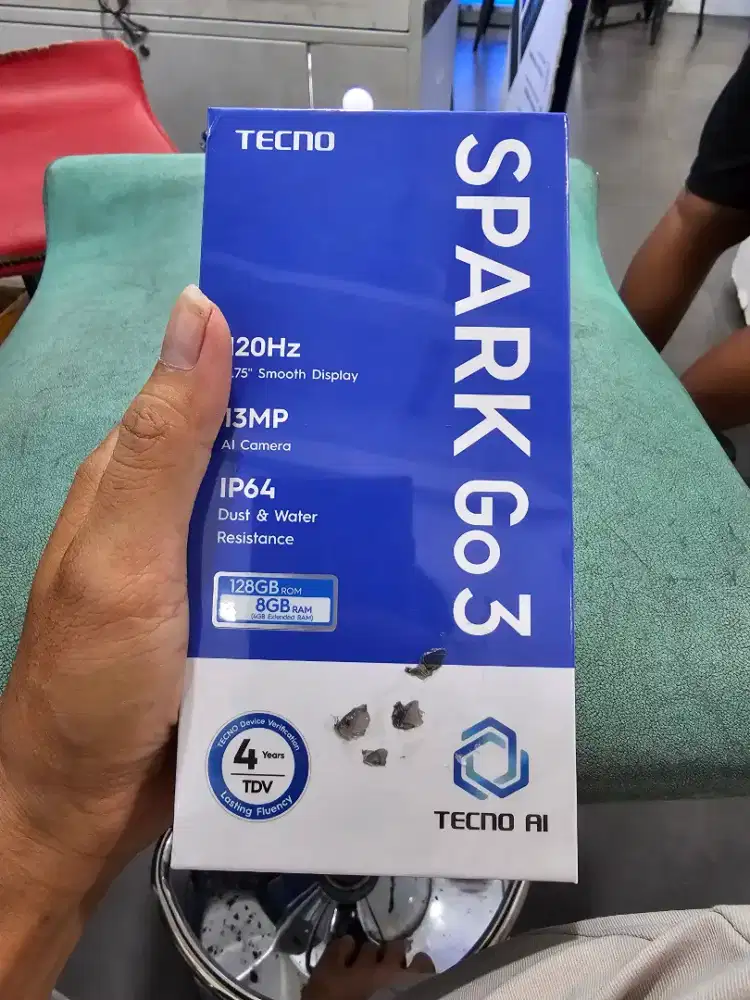 Tecno spark go 3 4/128gb new garansi resmi