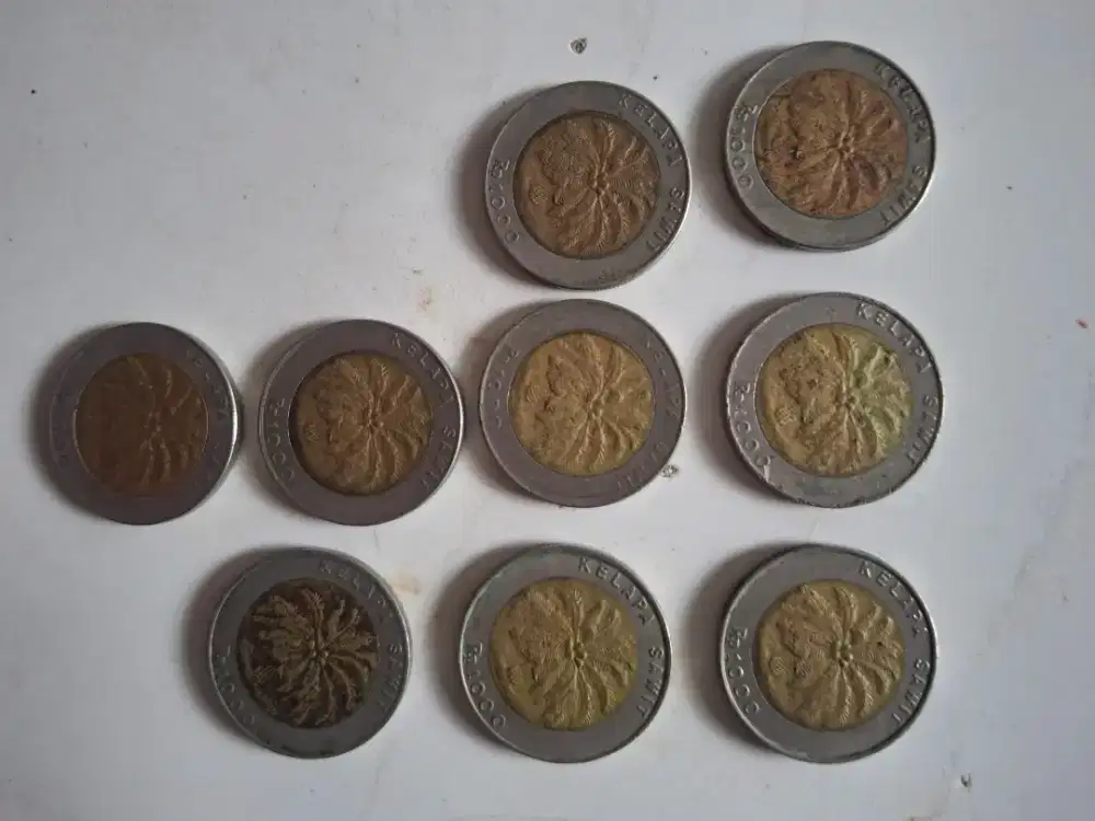 Jual uang koin sawit koin seribu sawit Indonesia koin kuno koin jadul