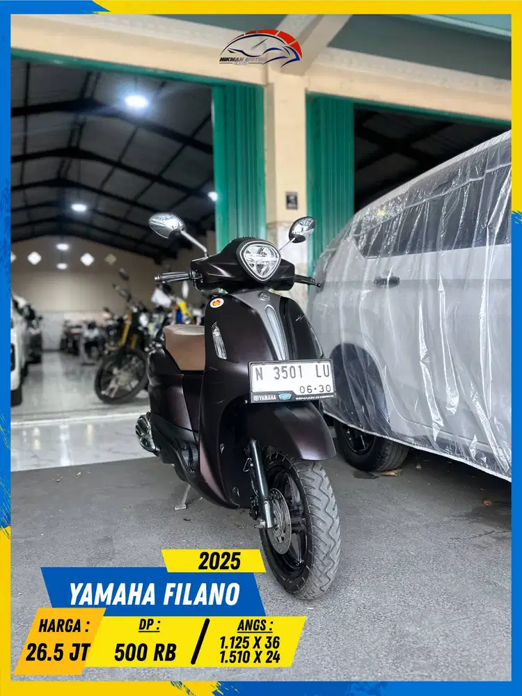 YAMAHA FILANO 2025 LIKE NEW MASZEHH HIKMAH MOTOR KEPUH
