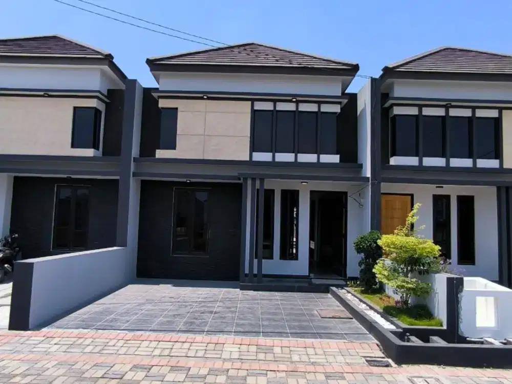 Rumah Baru Dekat Juanda Siap Huni Row Jalan 2 Mobil Longgar (Free Biaya Biaya Free Pompa Air Free AC 0.5Pk Free Kompor Gas )