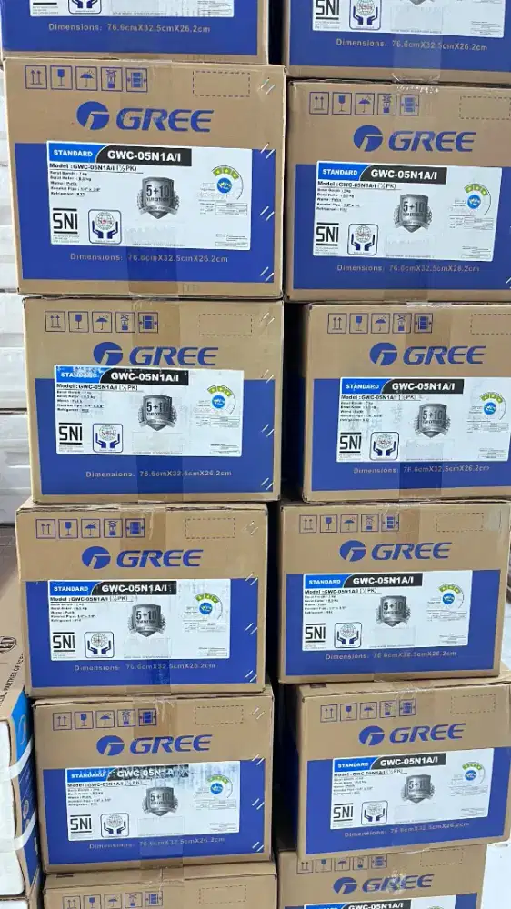 Ac gree 1/2 pk baru sisaan proyek