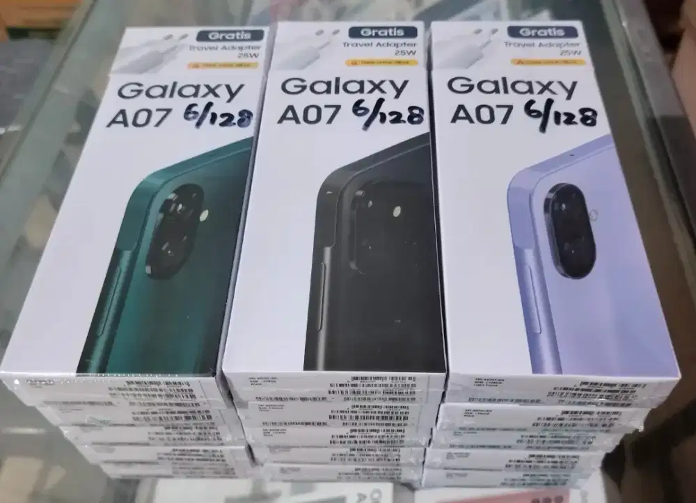 New Samsung Galaxi A07-6/128 Garansi Resmi