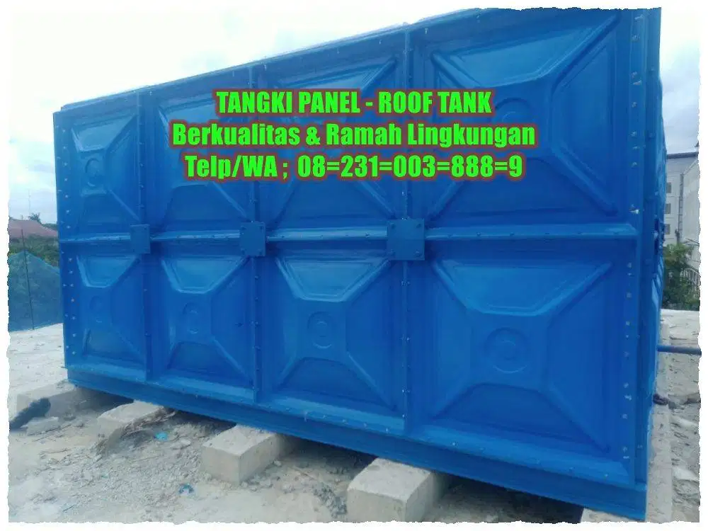 Tangki Panel,Tangki Air Fiberglass,Roof Tank,Tangki Air Kotak,Toren Ai