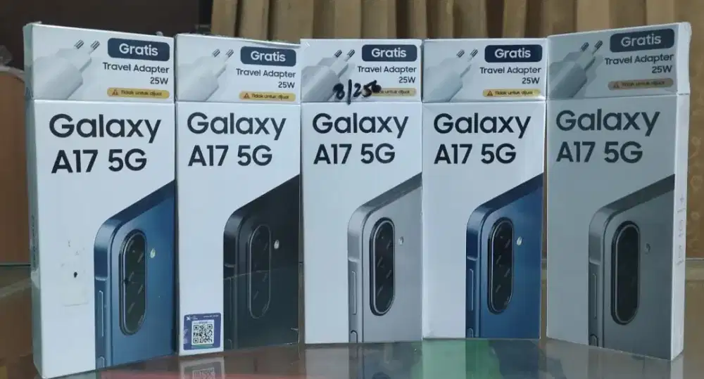 New Samsung Galaxi A17 5G 8/256 Garansi Resmi
