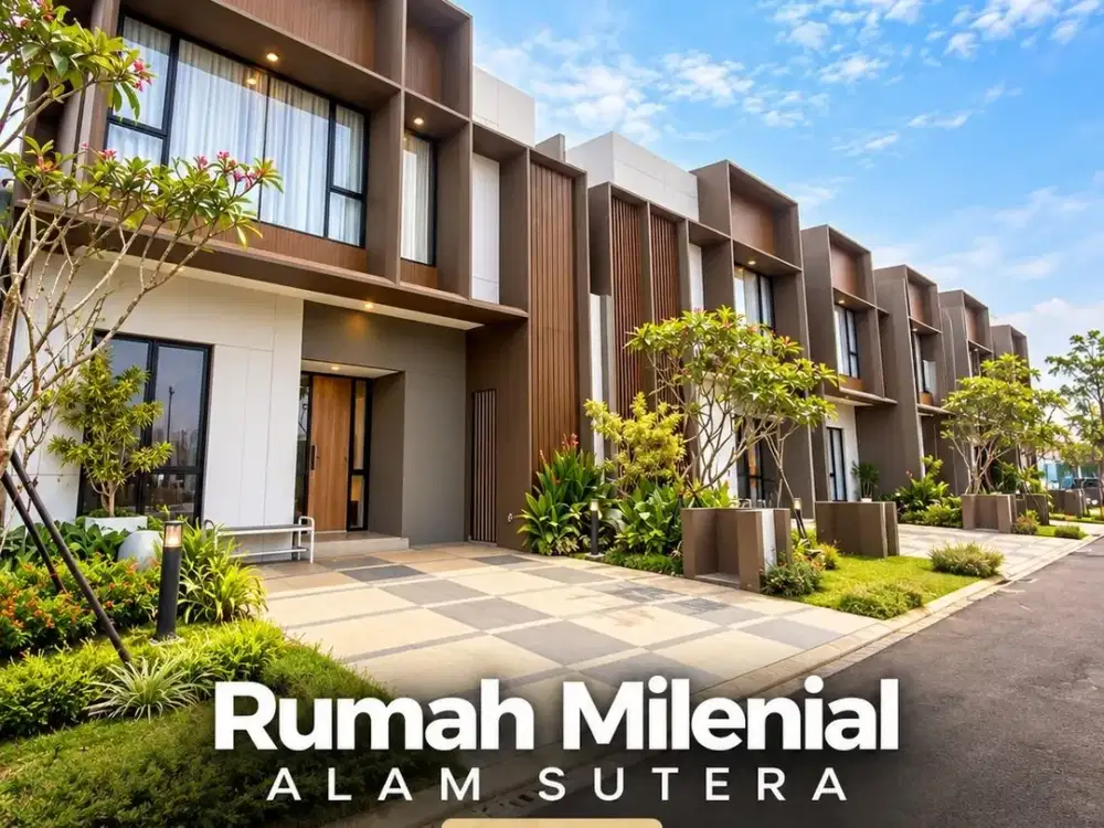 Rumah Baru Tipe Quina dengan Tanah Terluas di Sutera Rasuna Alsut