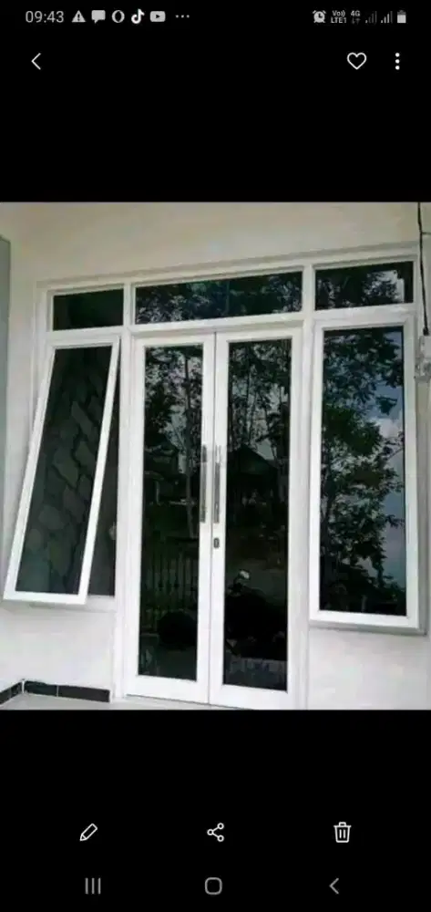 Menerima jasa pembuatan kusen pintu jendela aluminium