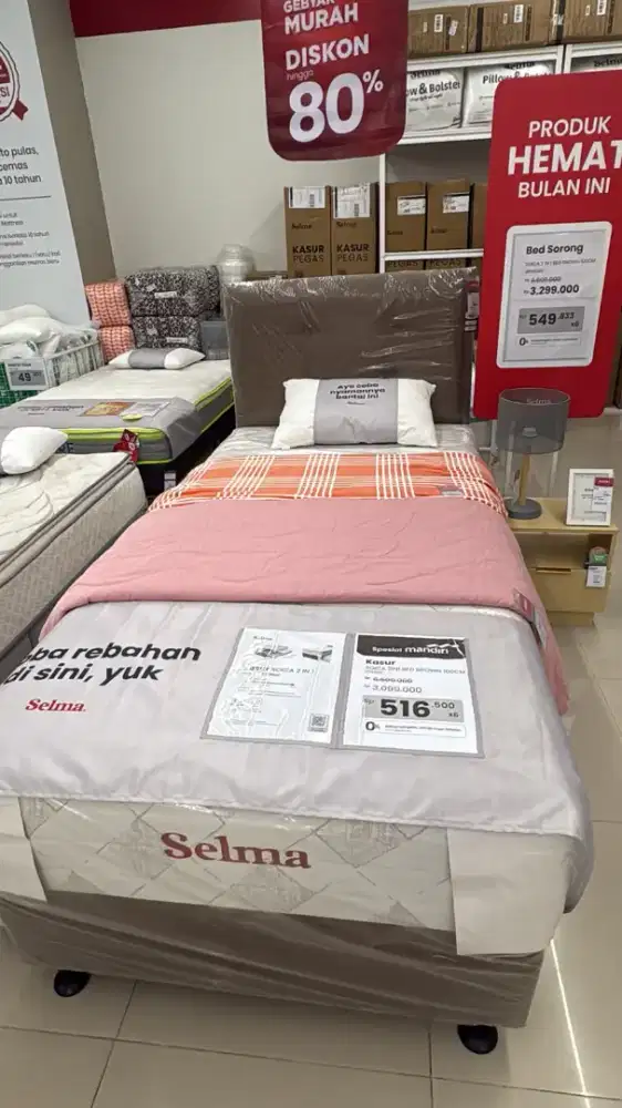Soica 2 in 1 bed Brown 100cm