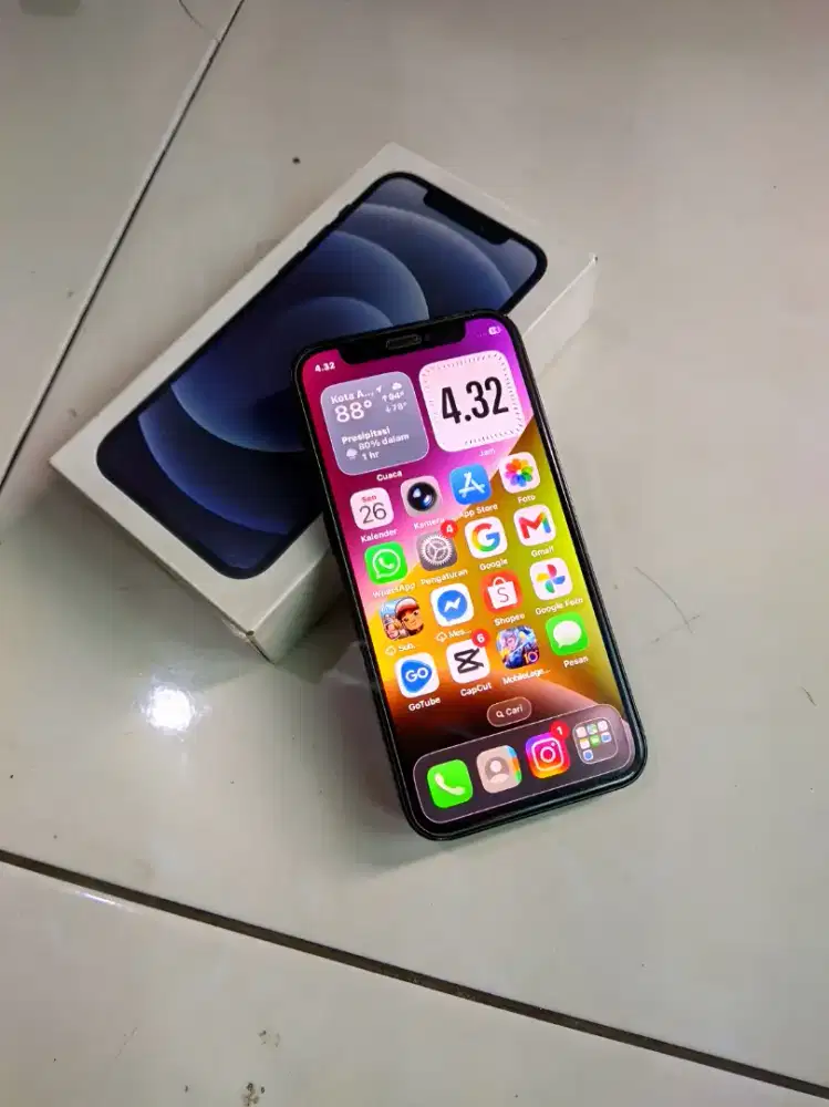 Iphone 12 mini compek siap pakai baypas wifi only