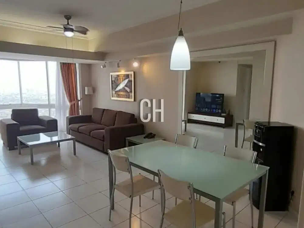 Disewakan Apartemen Furnished 2+1 BR di Taman Anggrek