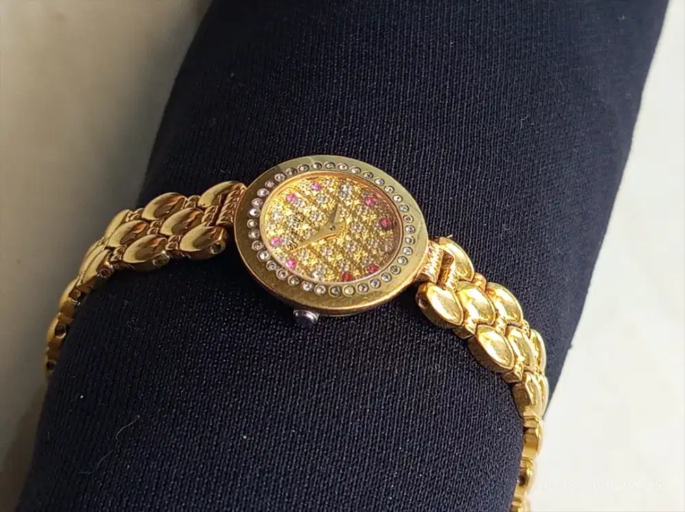 Christofle Jam Tangan Vintage Gold Plated