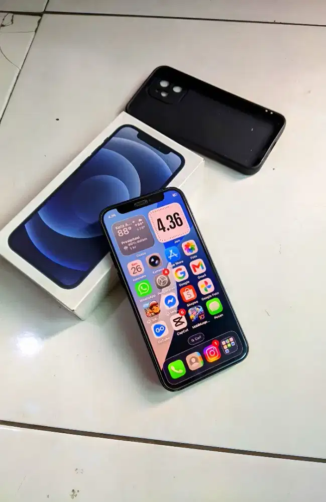 Iphone 12 mini compek siap pakai baypas wifi only