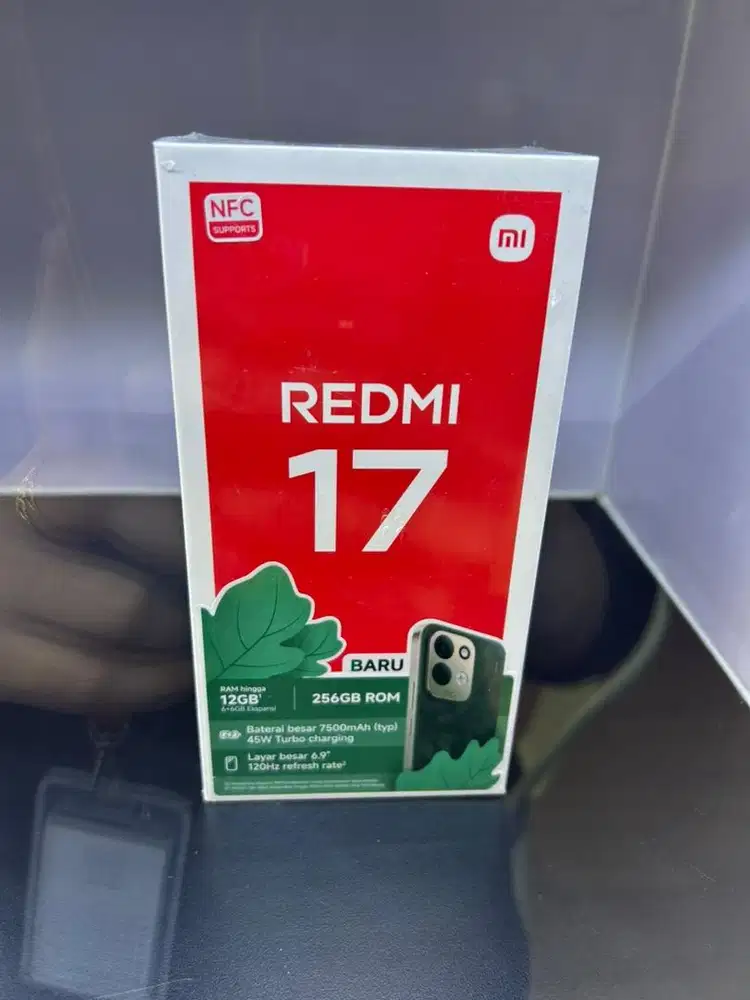 msi Redmi 17 Ram 6/256gb baru garansi resmi nasional