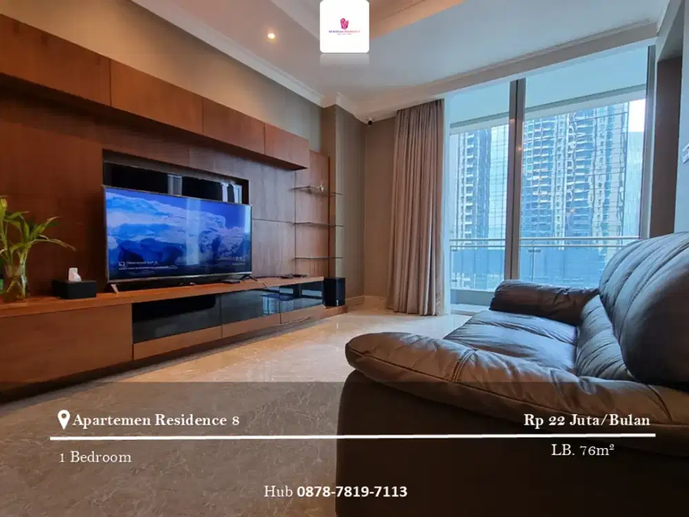 Disewakan Apartement Residence 8 Senopati 1BR Full Furnished