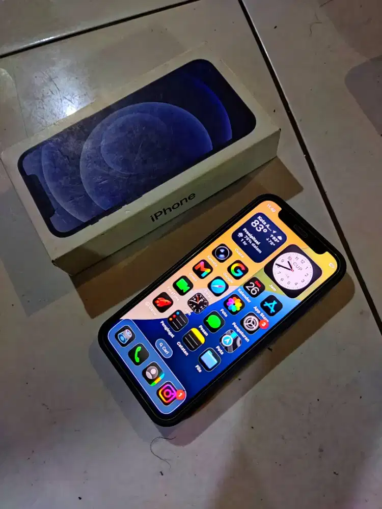 Iphone 12 mini fulset siap pakai wifi only