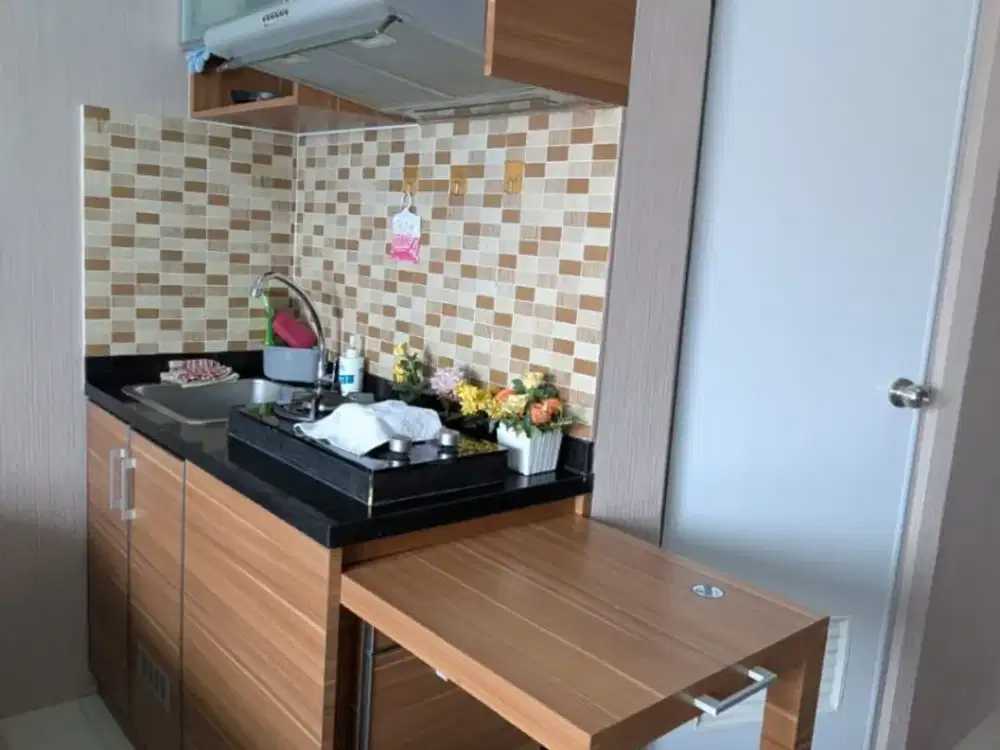 Disewakan Apartemen Hunian Green Pramuka Studio Di Atas Mall Full Furnished
