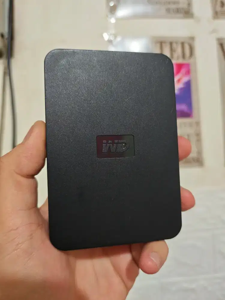 Hardisk Eksternal 1TB Merk WD Mulus Normal Sentinel 100/100%