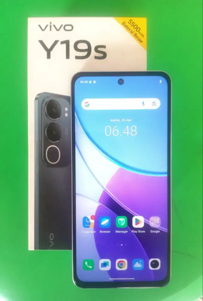 Vivo Y19s  4 128  Normal  Full Set  Resmi VIVO