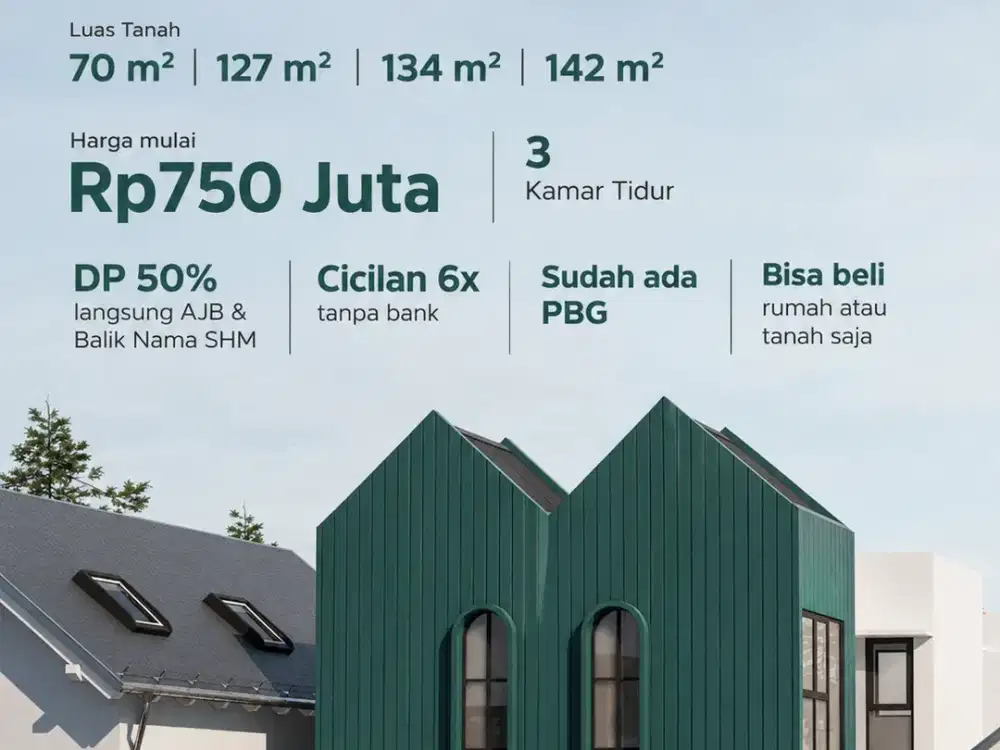 Hunian Keluarga di Padasuka – Mulai Rp750 Juta