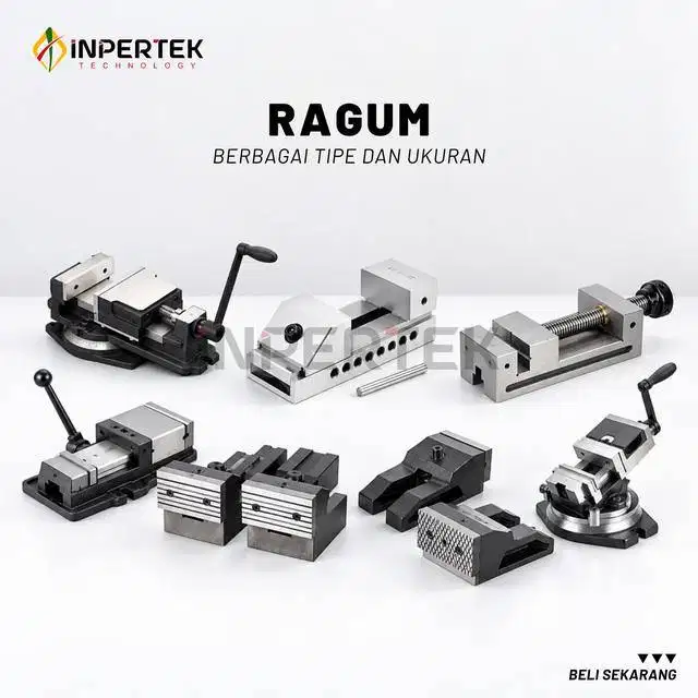 Ragum Mesin Milling Frais CNC Penjepit Benda Kerja Presisi